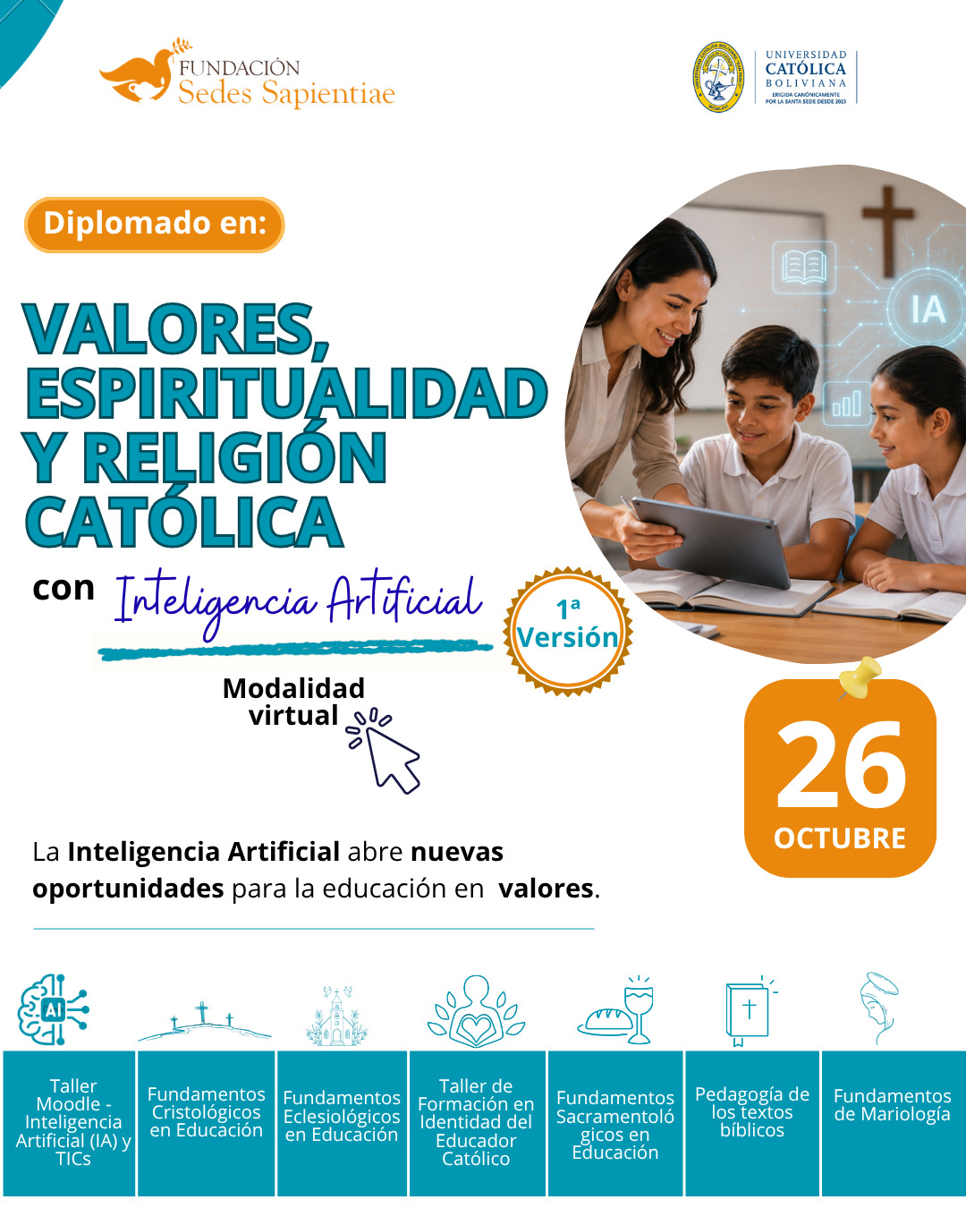VALORES ESPERITUALIDAD RELIGION 𝐃𝐢𝐩𝐥𝐨𝐦𝐚𝐝𝐨 𝐞𝐧 𝐕𝐚𝐥𝐨𝐫𝐞𝐬, 𝐄𝐬𝐩𝐢𝐫𝐢𝐭𝐮𝐚𝐥𝐢𝐝𝐚𝐝 𝐲 𝐑𝐞𝐥𝐢𝐠𝐢𝐨́𝐧 𝐂𝐚𝐭𝐨́𝐥𝐢𝐜𝐚 𝐜𝐨𝐧 𝐈𝐧𝐭𝐞𝐥𝐢𝐠𝐞𝐧𝐜𝐢𝐚 𝐀𝐫𝐭𝐢𝐟𝐢𝐜𝐢𝐚𝐥 𝟏𝐫𝐚. 𝐕𝐞𝐫𝐬𝐢𝐨́𝐧